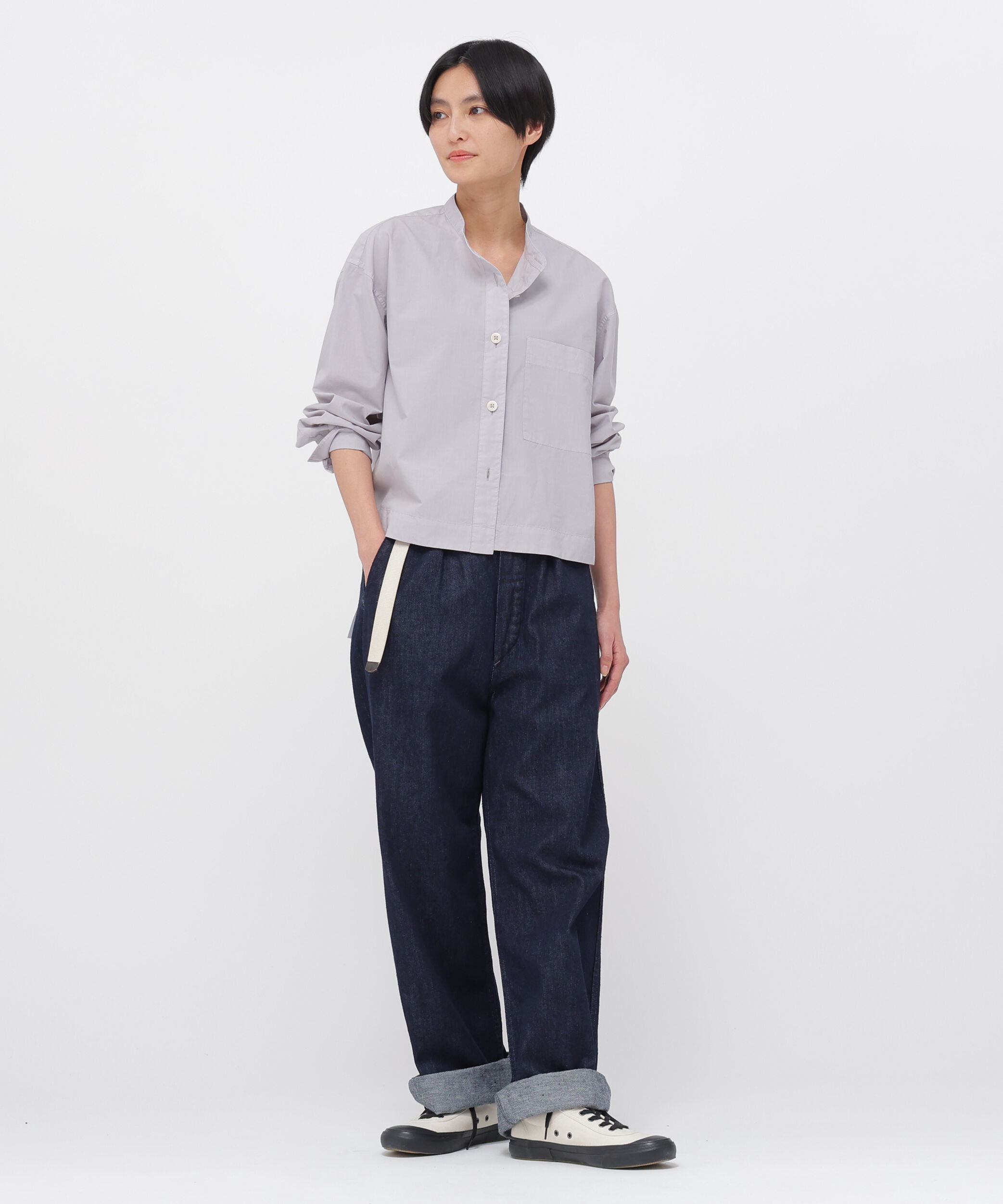 MHL.「COTTON RAMIE POPLIN SHIRT」|シャツ・ブラウス|