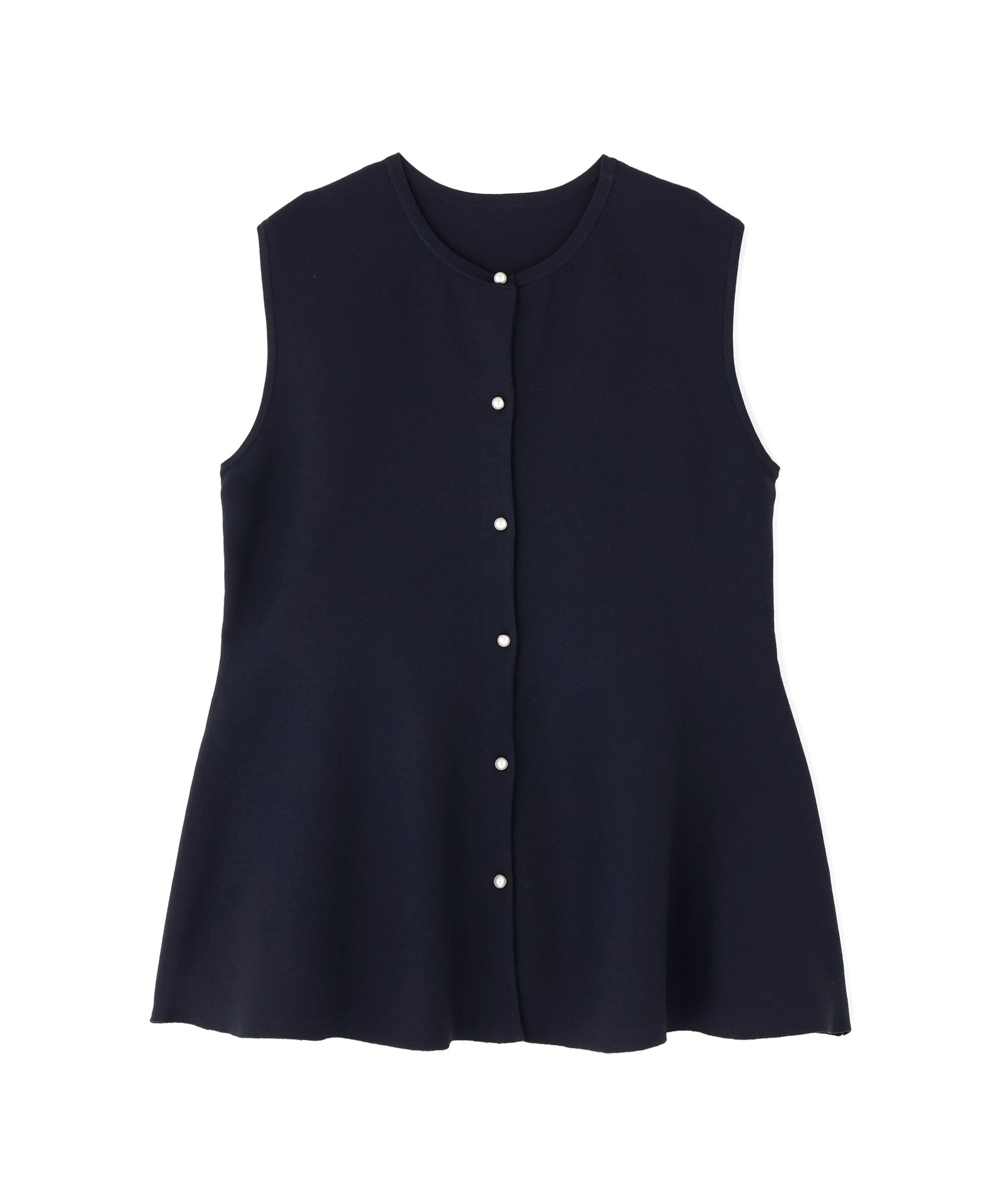  「ペプラムニットジレ」|ニット・セーター|