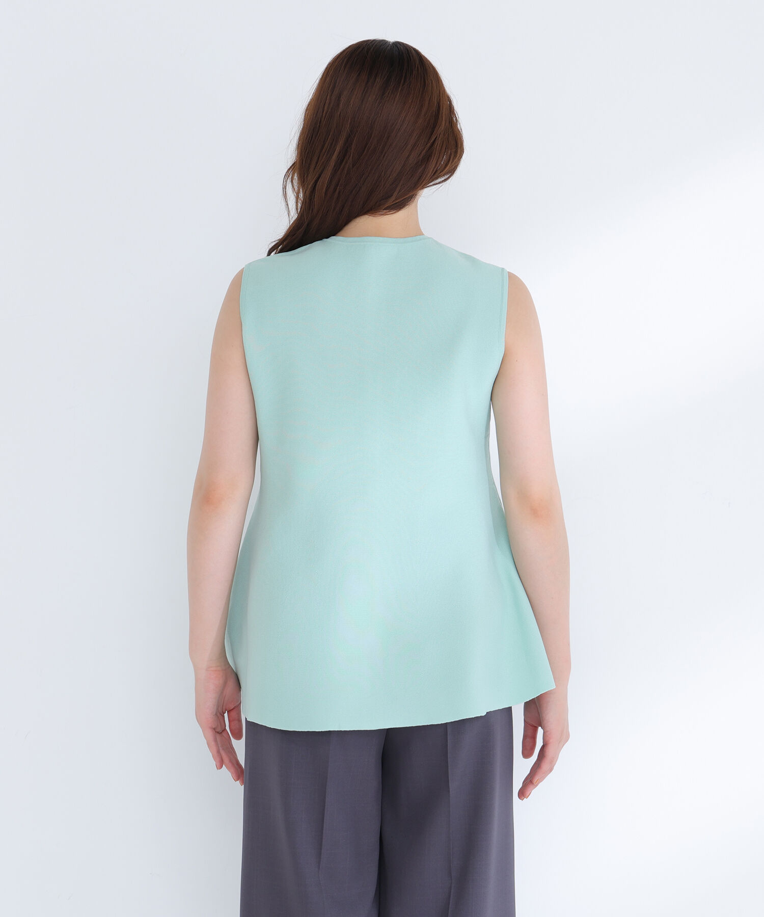  「ペプラムニットジレ」|ニット・セーター|