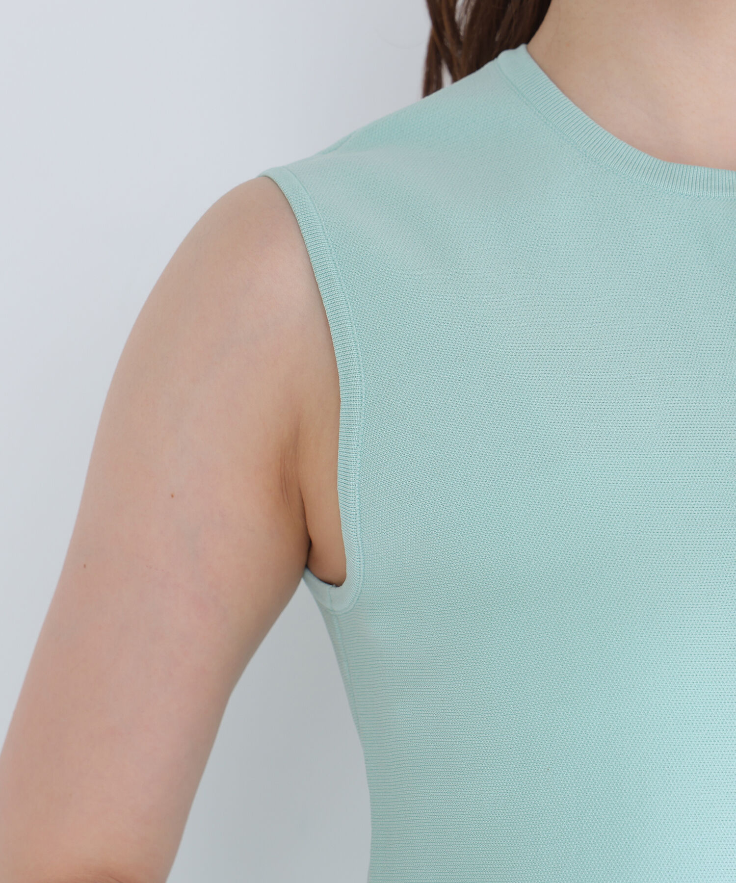  「ペプラムニットジレ」|ニット・セーター|