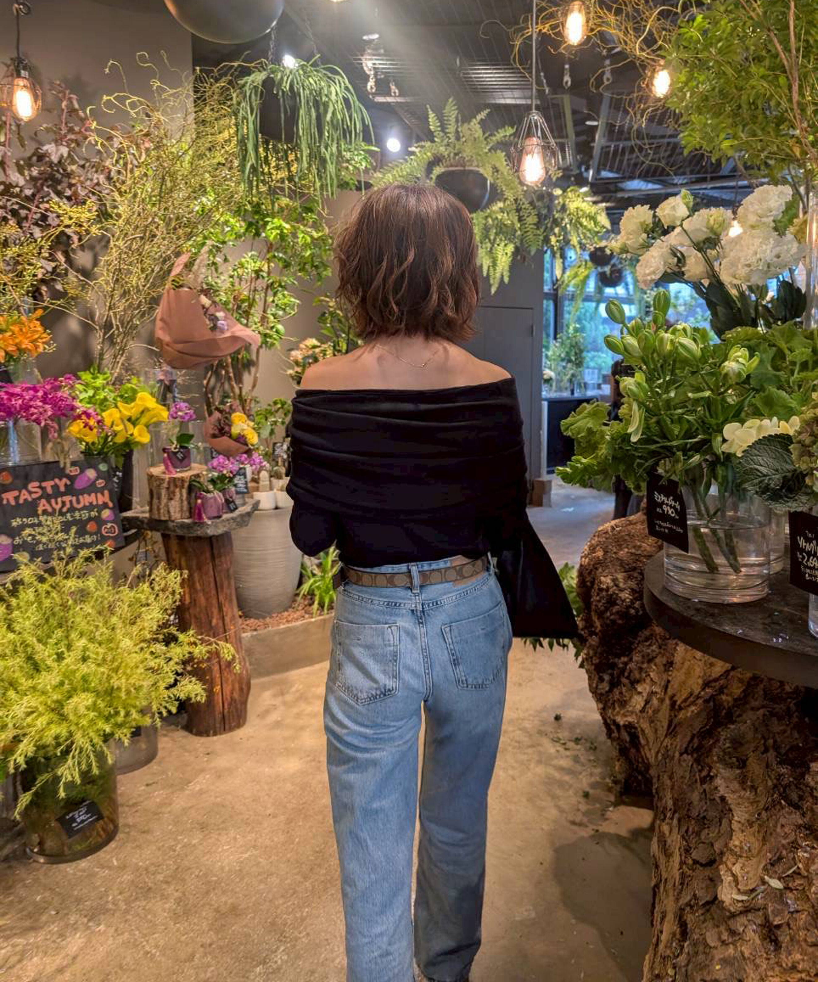  「袖口ボタンオフショルニット〈MFM〉」|ニット・セーター|