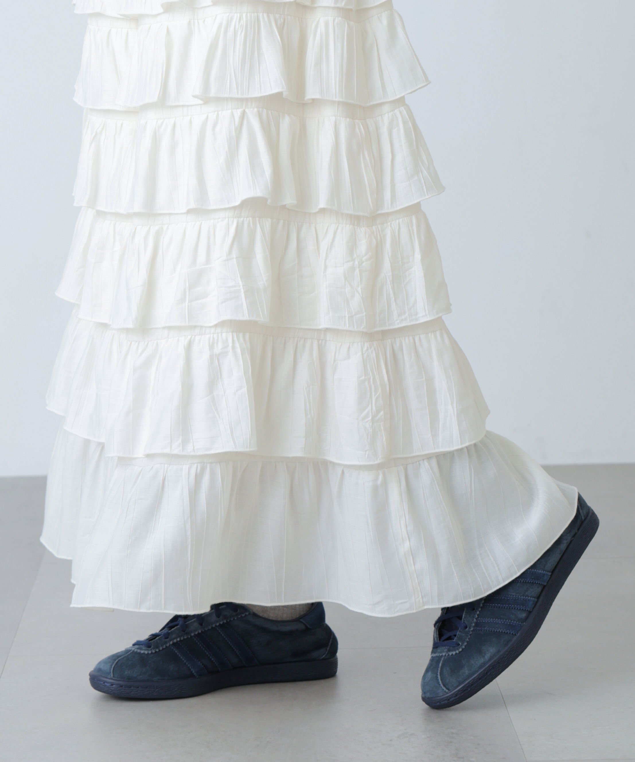  「フリルティアードナロースカート」|スカート|