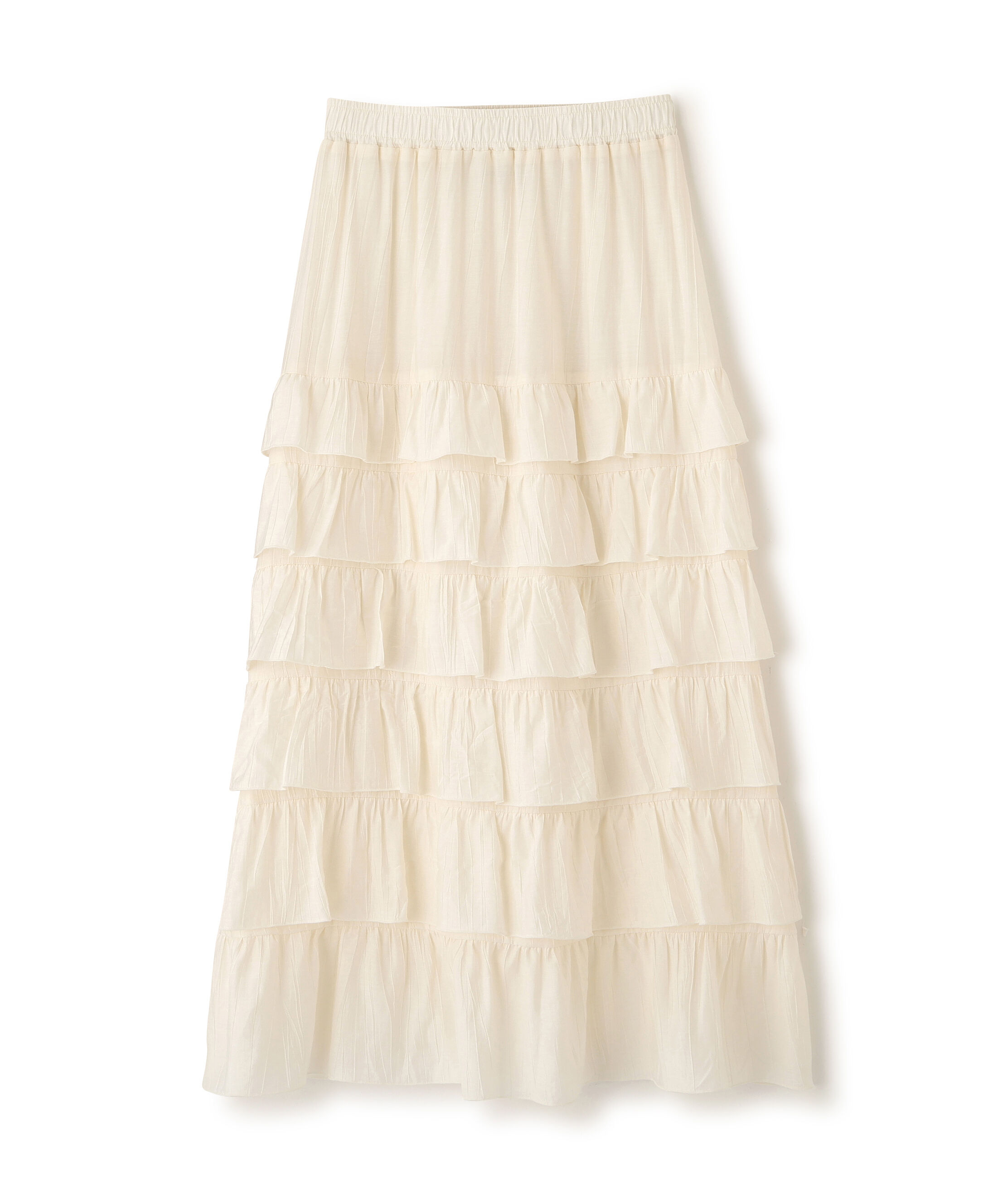  「フリルティアードナロースカート」|スカート|
