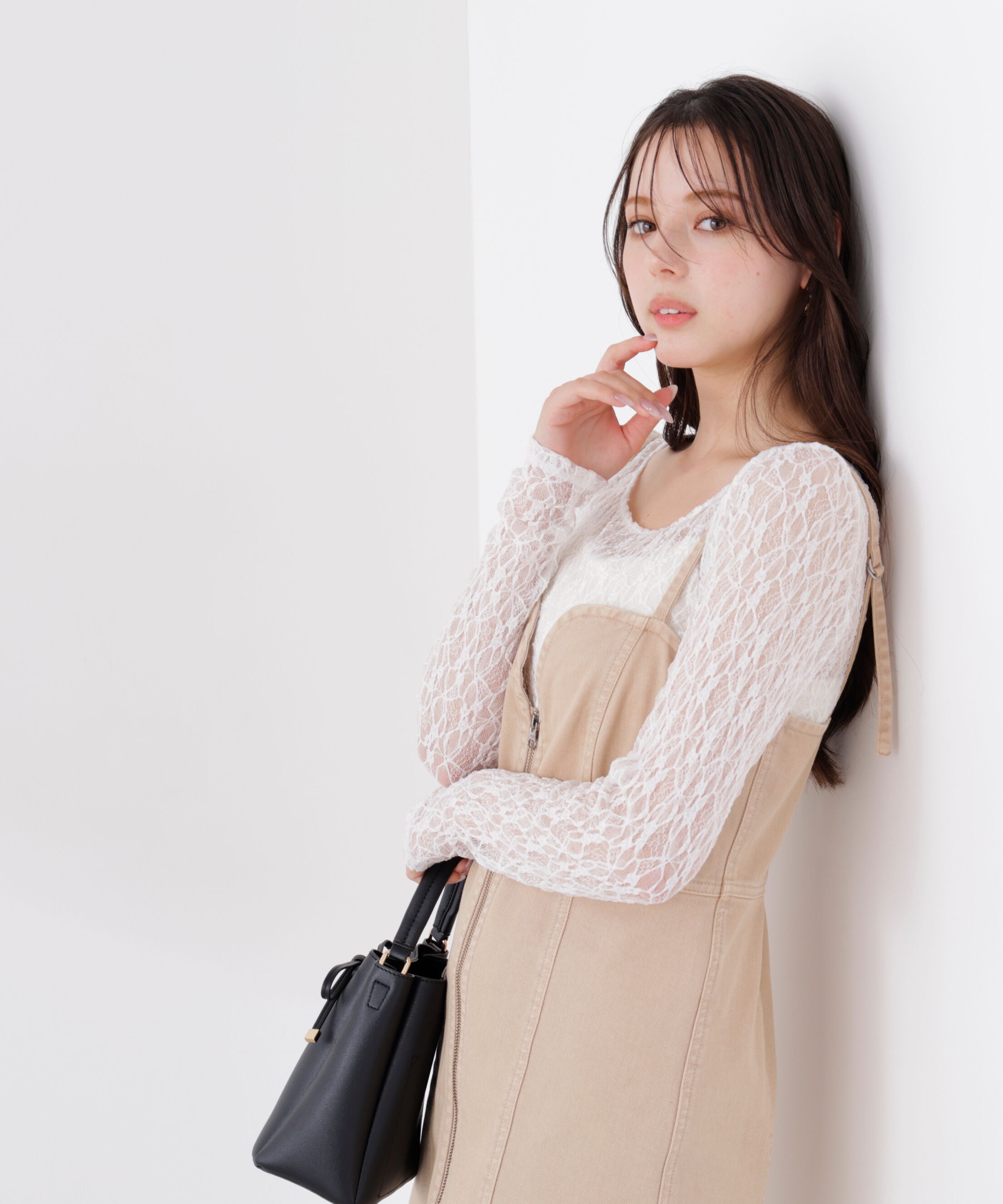 PROPORTION BODY DRESSING「〈a/mie〉デニムジャンスカ　26SS」|ワンピース|