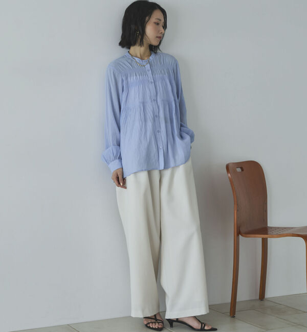 Doux archives「多機能ツータックワイドパンツ」|チノ|