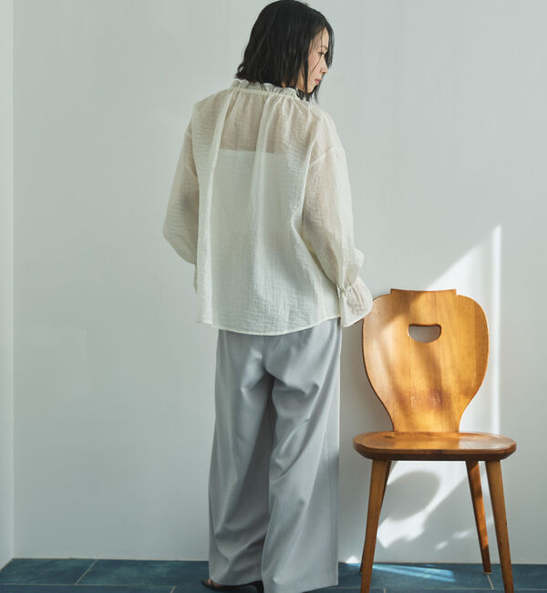 Doux archives「多機能ツータックワイドパンツ」|チノ|