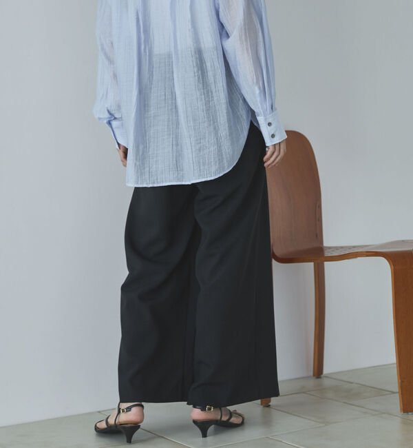 Doux archives「多機能ツータックワイドパンツ」|チノ|