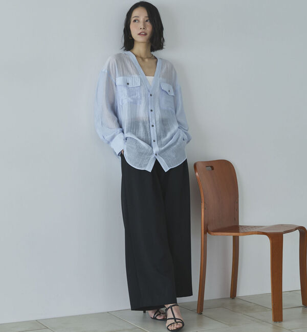 Doux archives「多機能ツータックワイドパンツ」|チノ|