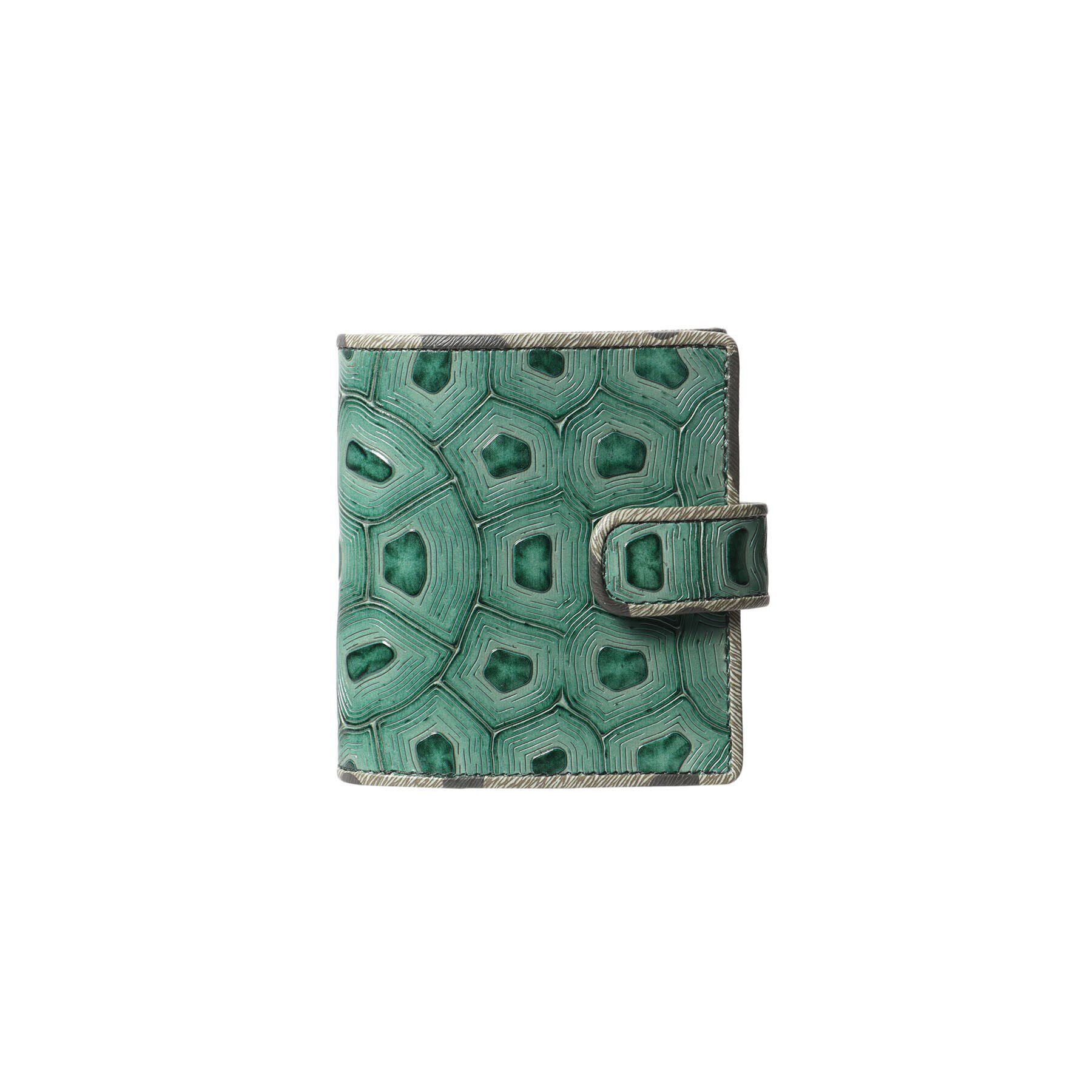 HIROKO HAYASHI「COLLABORAZIONE(コラボラツィオーネ) 薄型二つ折り財布」|財布|ダークグリーン(02