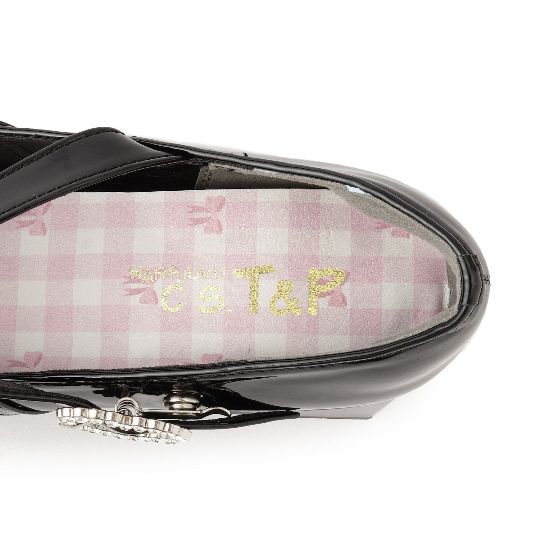 csT&P「厚底ハートヒールストラップパンプス」|パンプス|