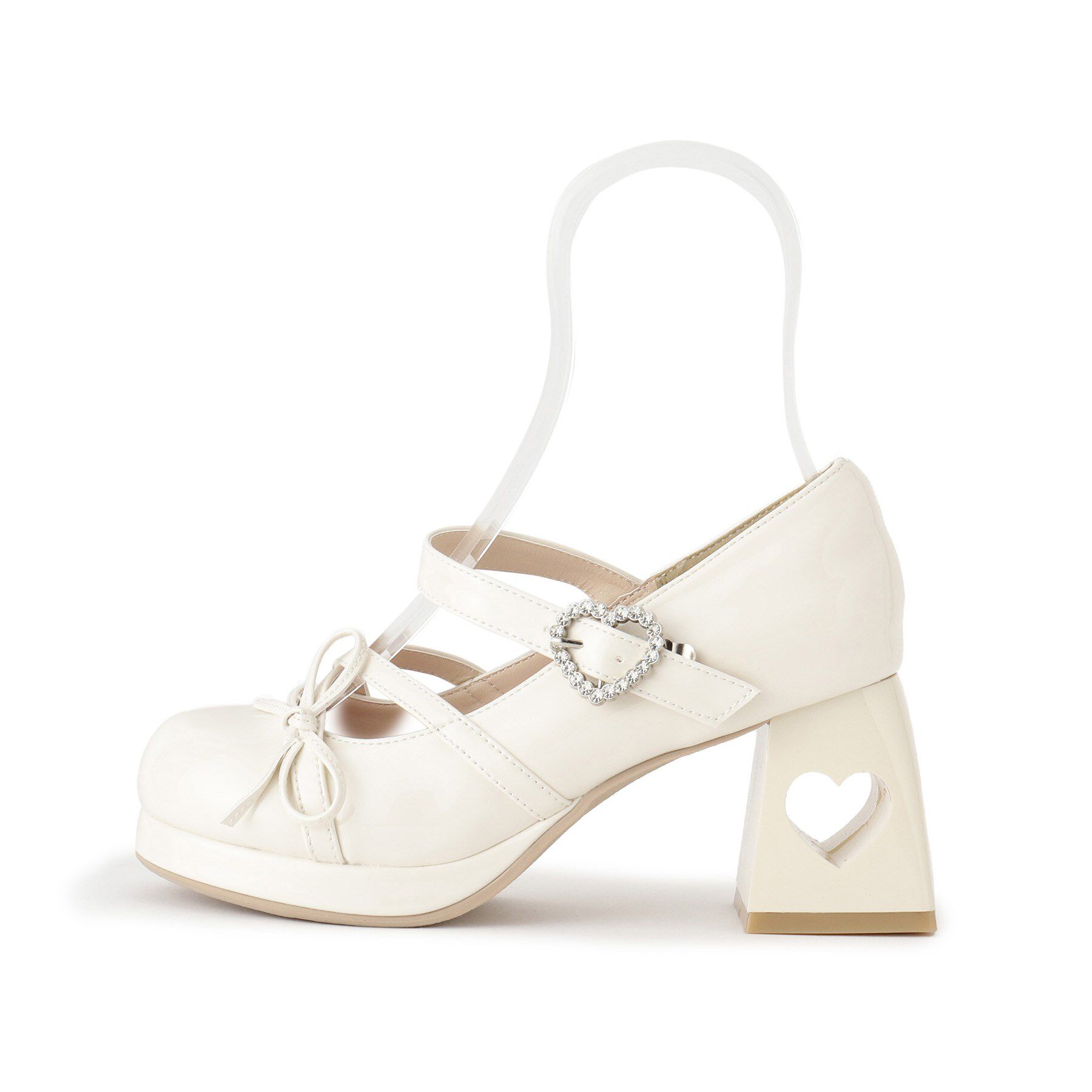 csT&P「厚底ハートヒールストラップパンプス」|パンプス|