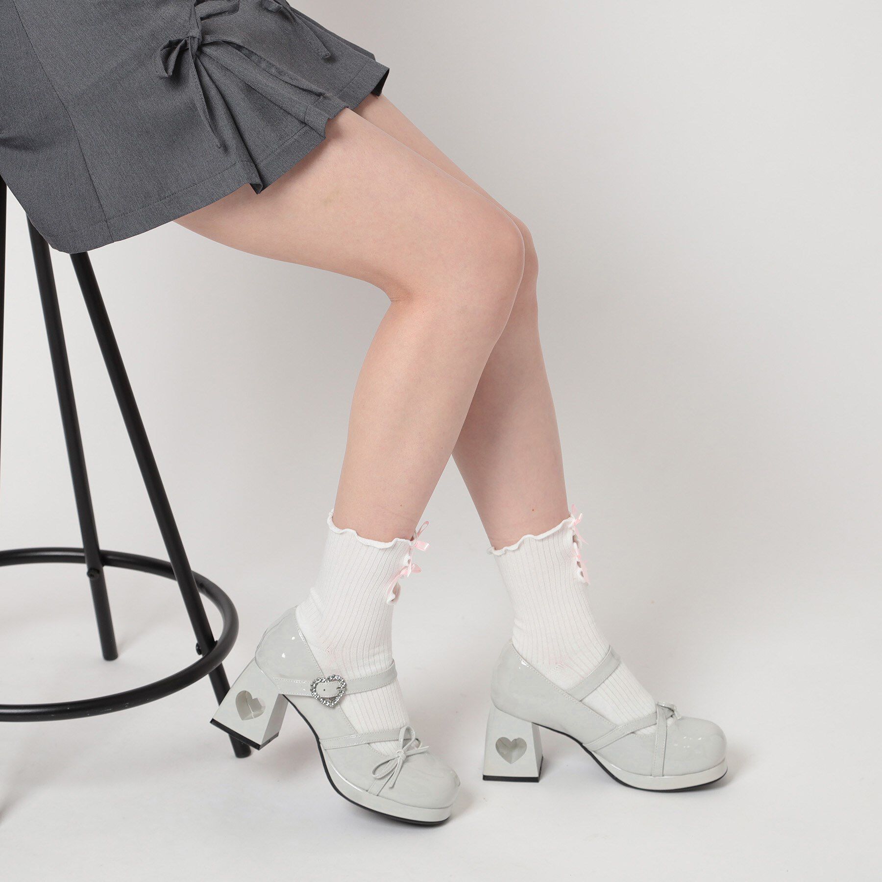 csT&P「厚底ハートヒールストラップパンプス」|パンプス|