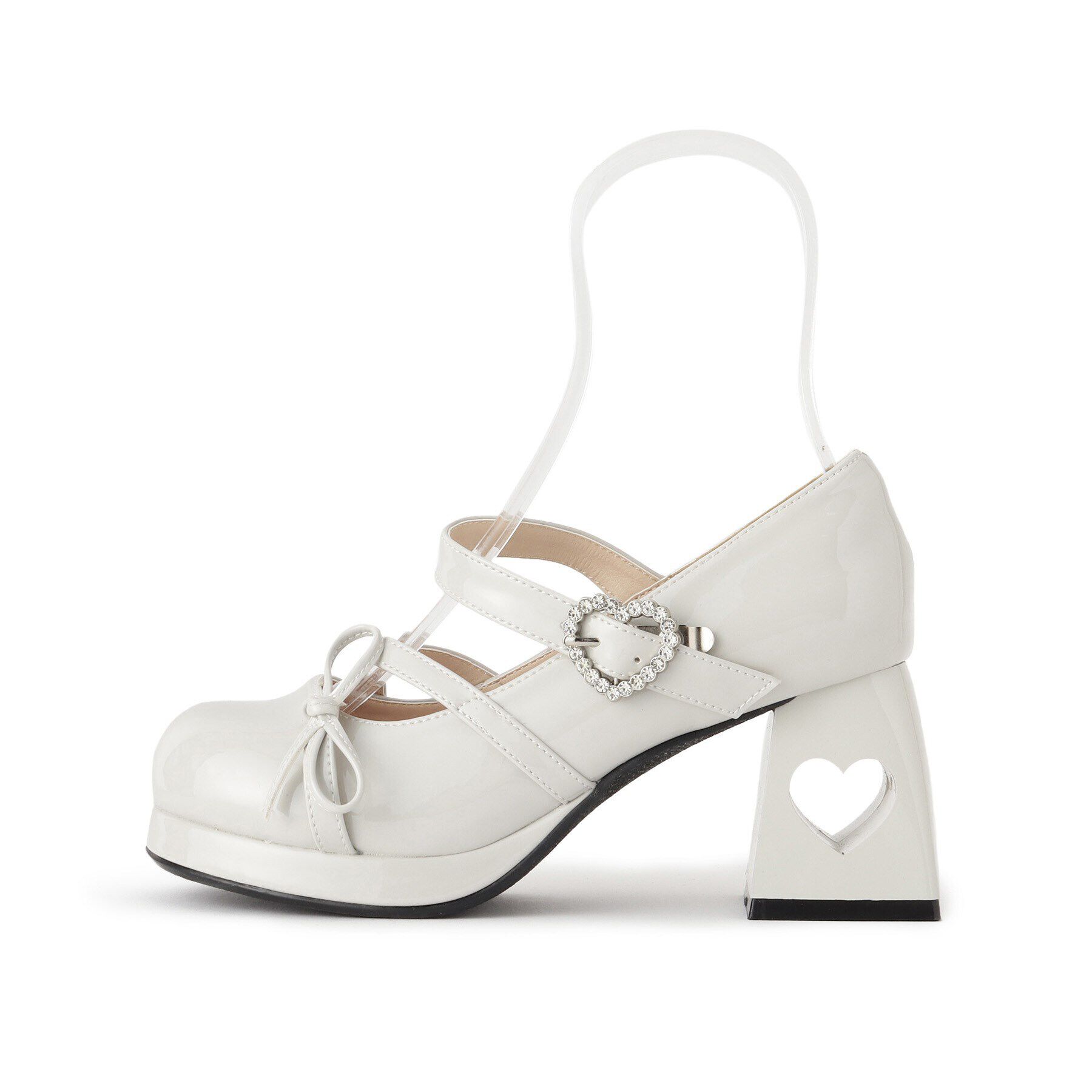 csT&P「厚底ハートヒールストラップパンプス」|パンプス|