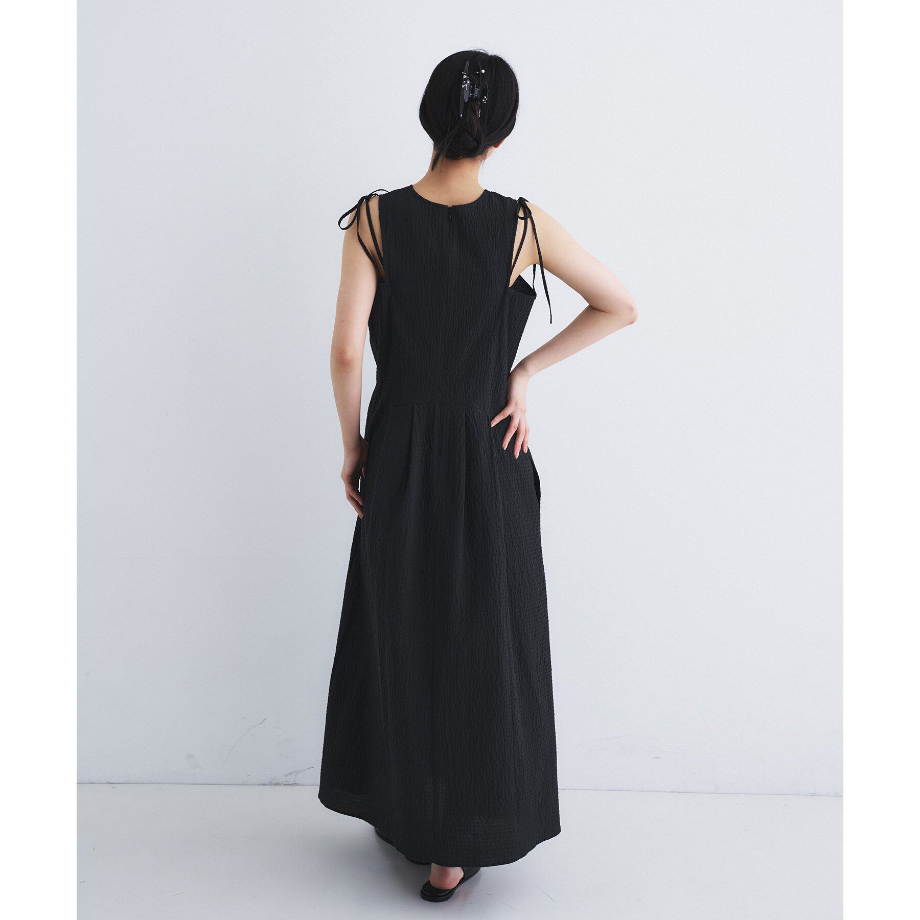 CODE A「shoulder ribbon dress」|ワンピース|