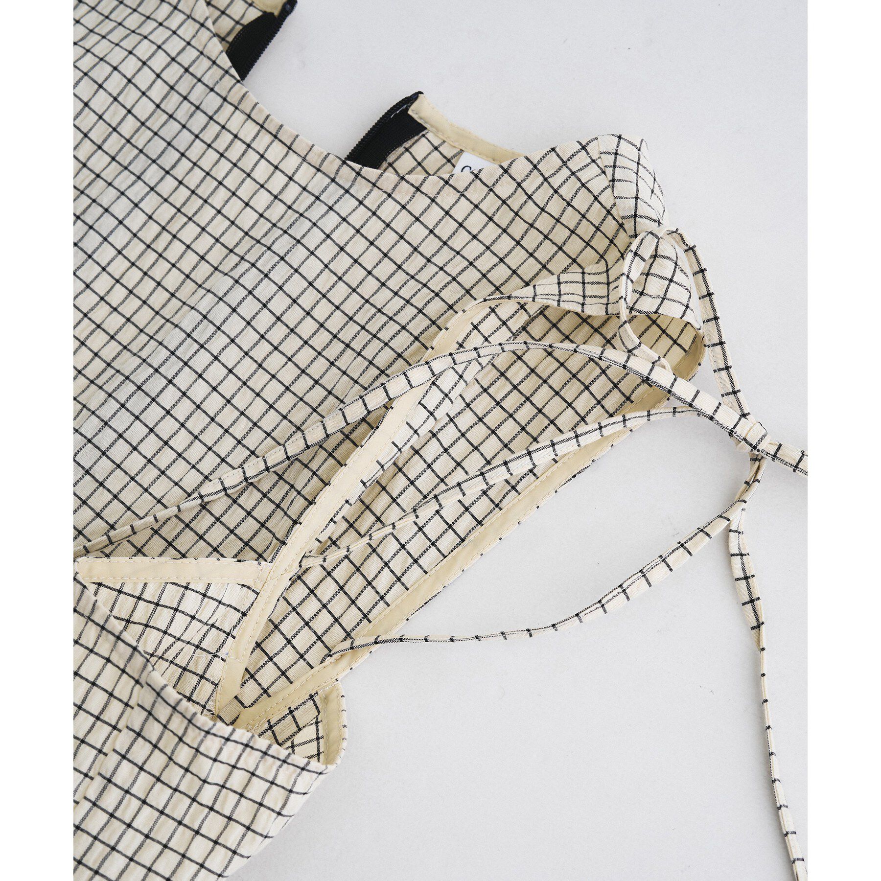 CODE A「shoulder ribbon dress」|ワンピース|