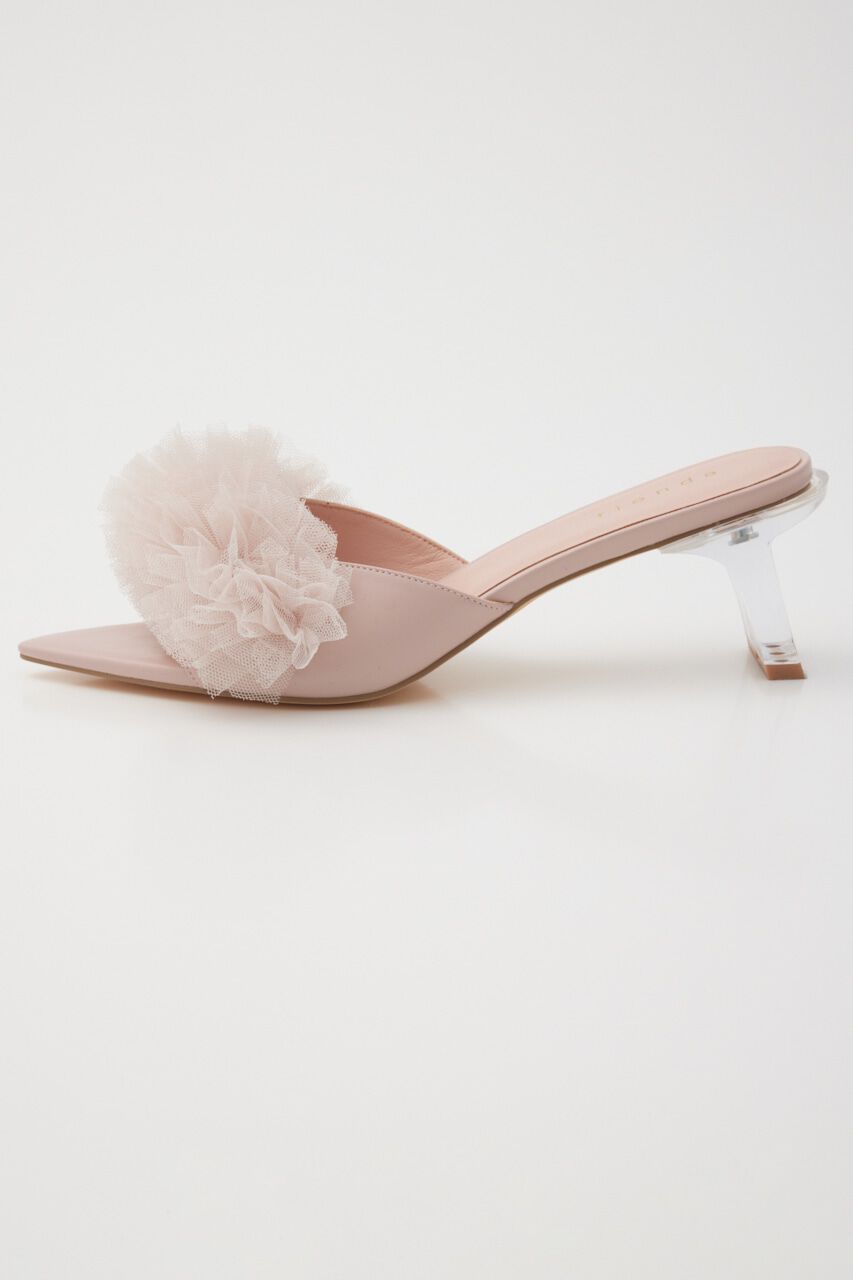 rienda「クリアヒールチュールサンダル」|サンダル|