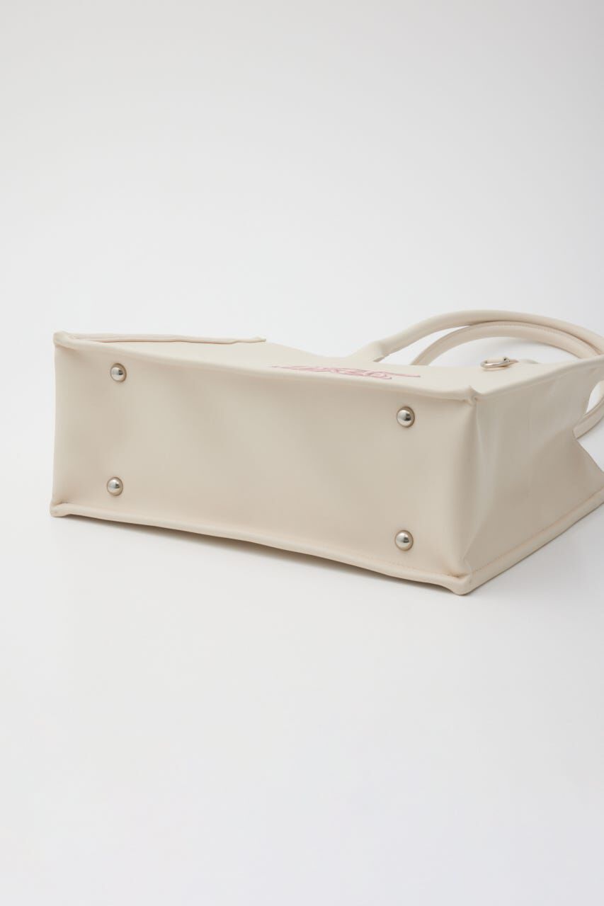 rienda「WRRロゴフェイクレザートートバッグ」|その他|