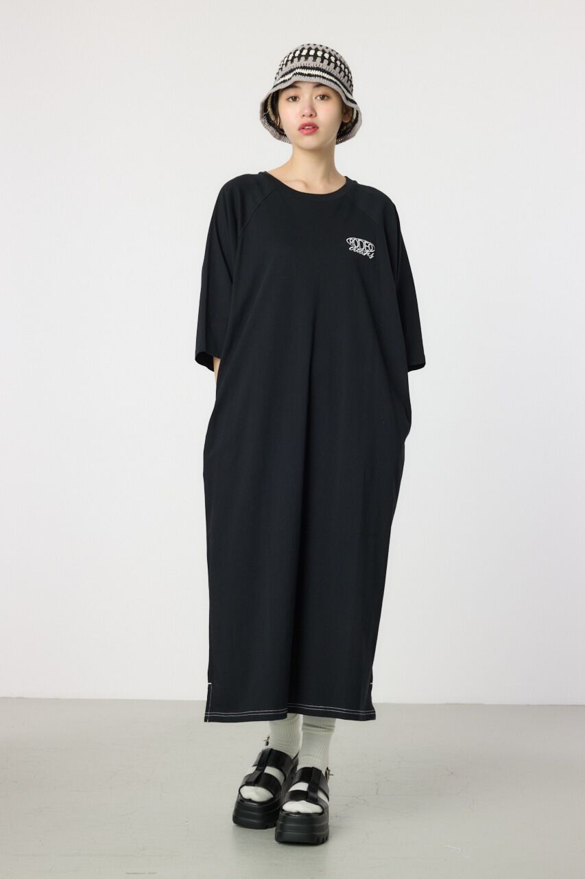 RODEO CROWNS「ロゴラグランスリーブワンピース」|ワンピース|