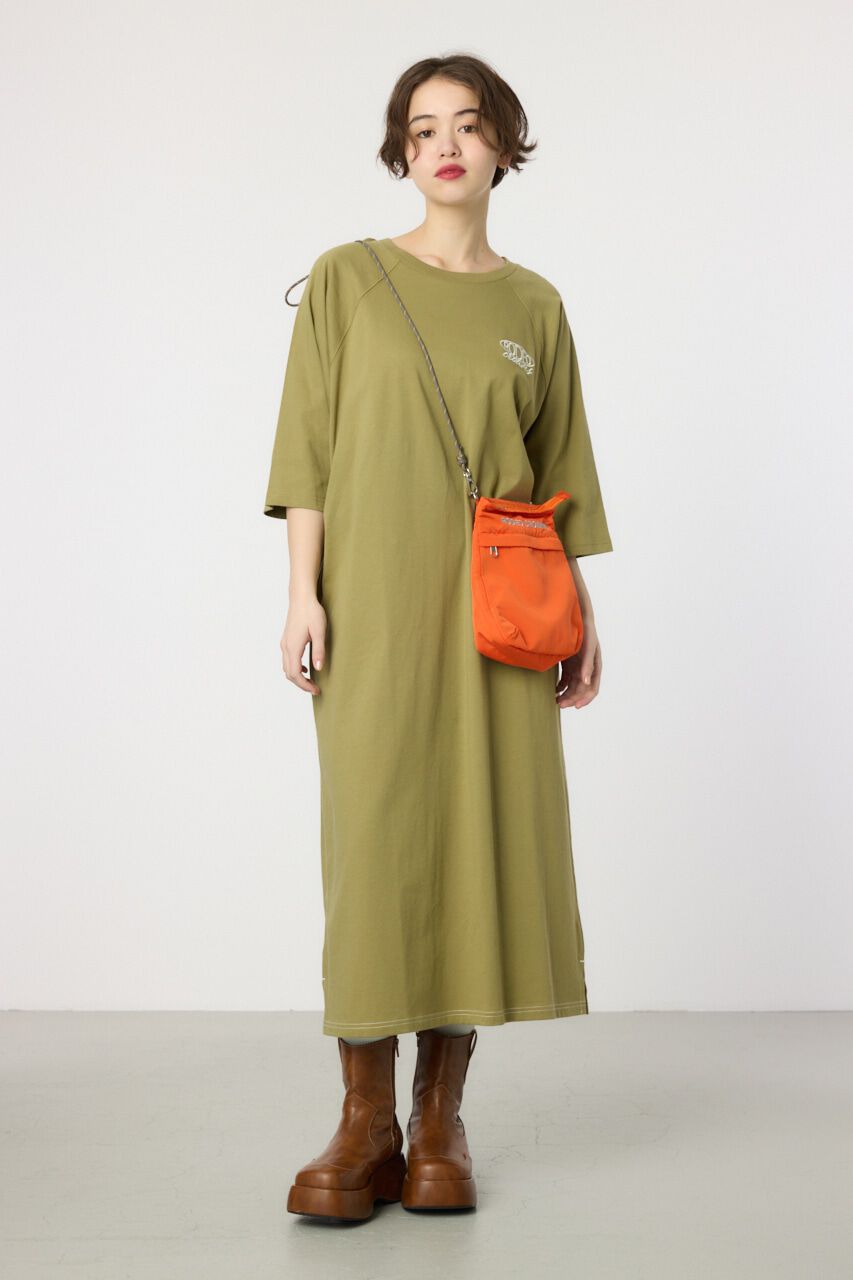 RODEO CROWNS「ロゴラグランスリーブワンピース」|ワンピース|