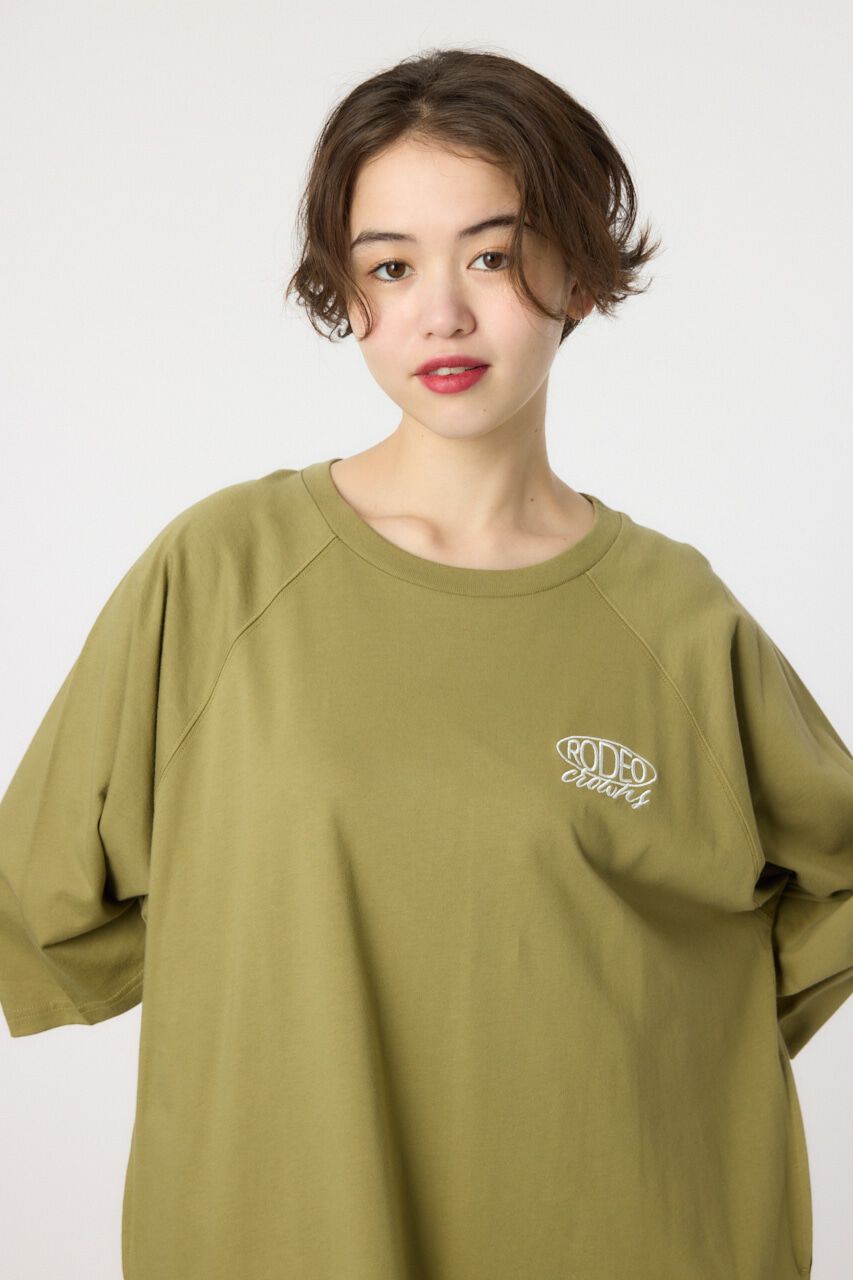 RODEO CROWNS「ロゴラグランスリーブワンピース」|ワンピース|