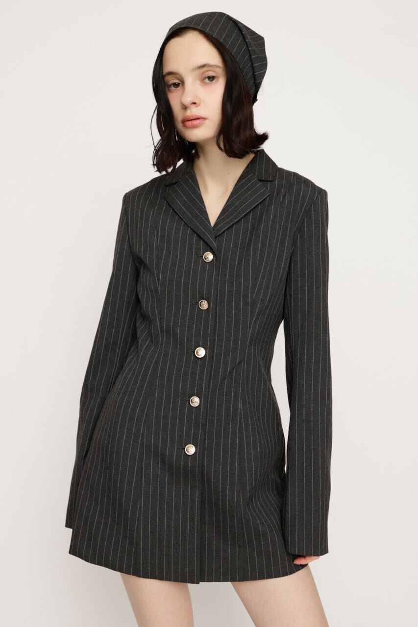 SLY「TAILORED ショートワンピース」|ワンピース|M/GRY7