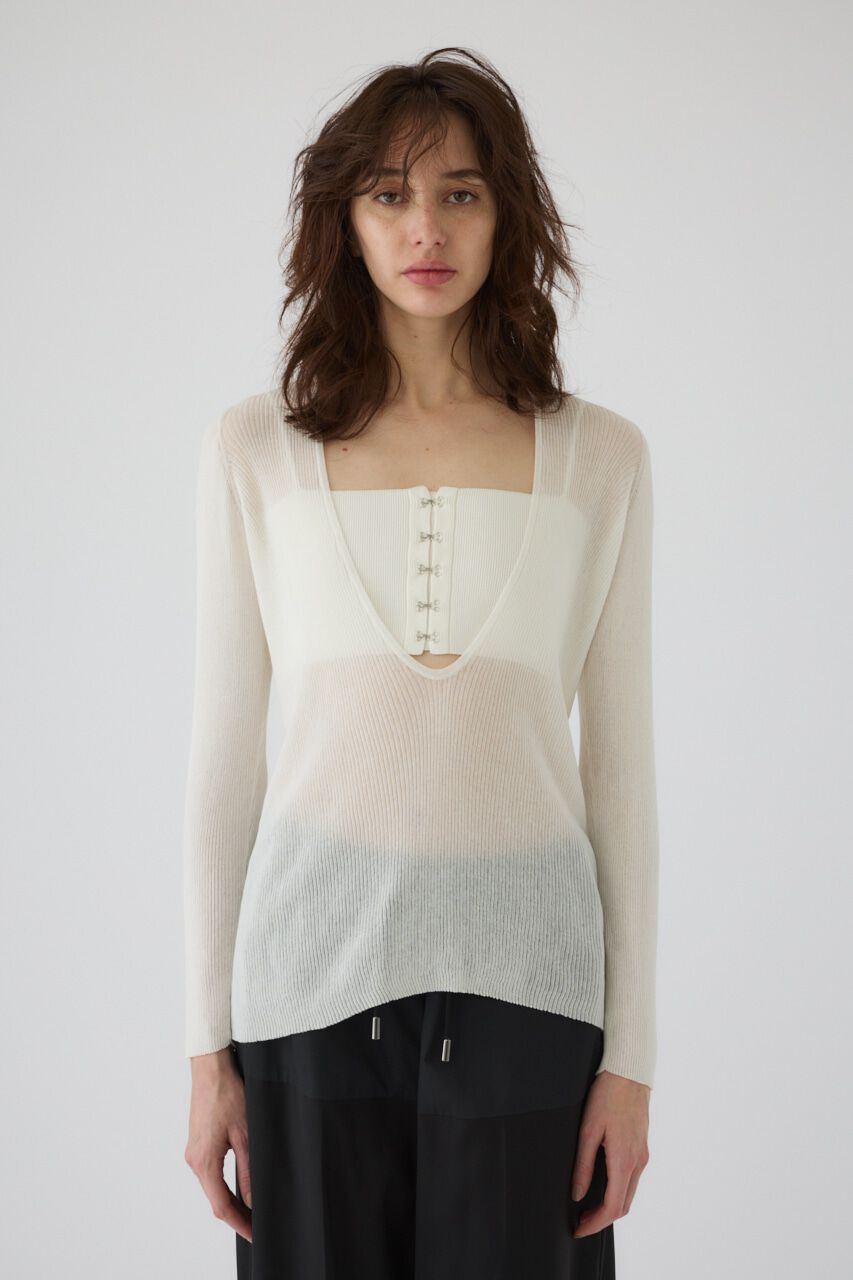 RIM.ARK 「Bustier set rib knit」|ニット・セーター|