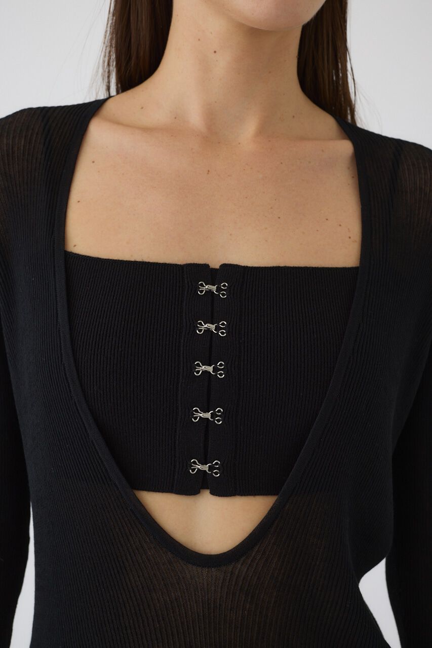 RIM.ARK 「Bustier set rib knit」|ニット・セーター|