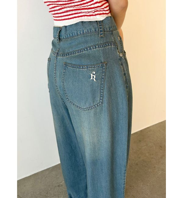 CALNAMUR「LAYERED LOOSE DENIM/レイヤードルーズデニム」|デニム|