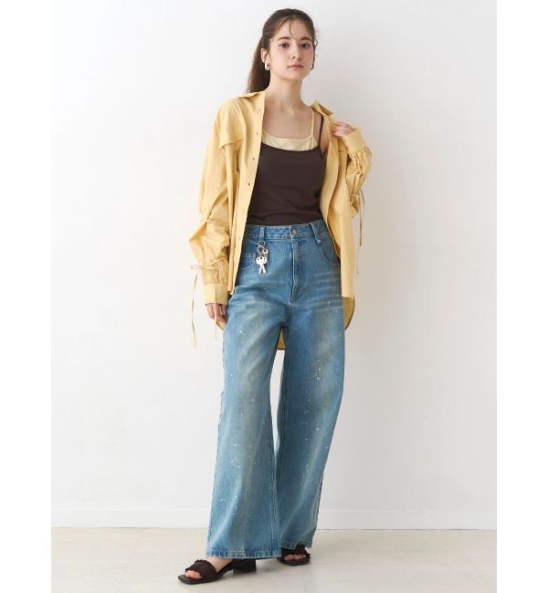 CALNAMUR「キーチャームデニムパンツ」|デニム|