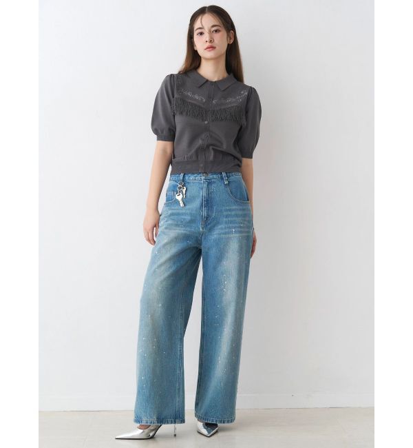 CALNAMUR「キーチャームデニムパンツ」|デニム|