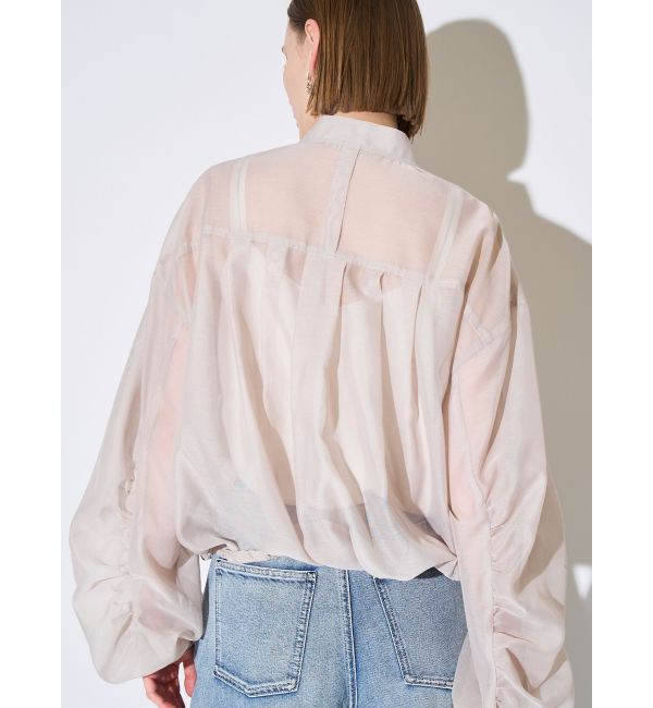 ELENDEEK「BACK TUCK SHEER BZ」|ブルゾン・スタジャン|