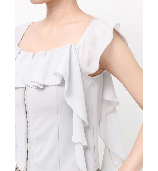 RESEXXY「コルセットラッフルブラウス」|シャツ・ブラウス|
