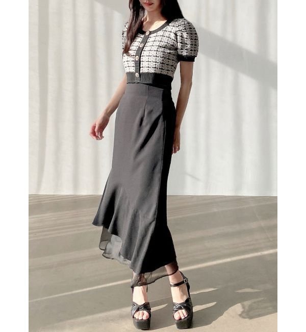 RESEXXY「【WEB限定】シアードッキングマーメイドスカート」|スカート|