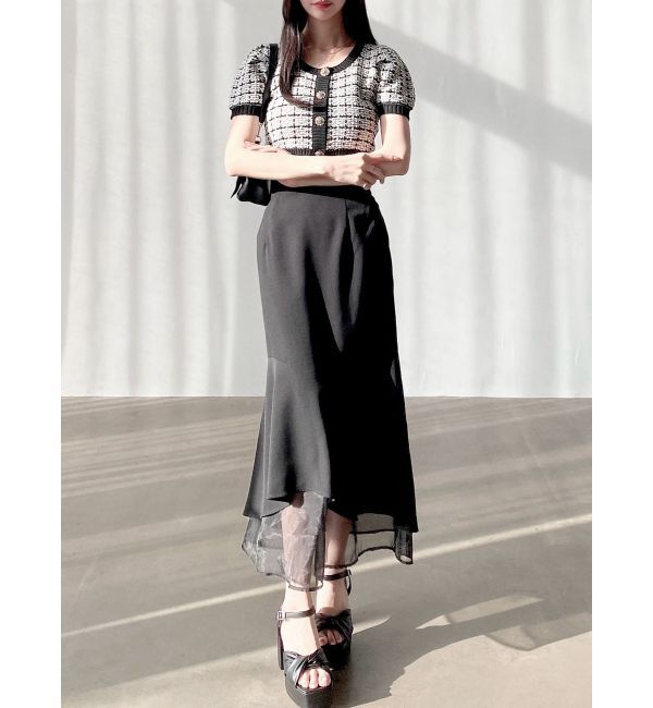 RESEXXY「【WEB限定】シアードッキングマーメイドスカート」|スカート|