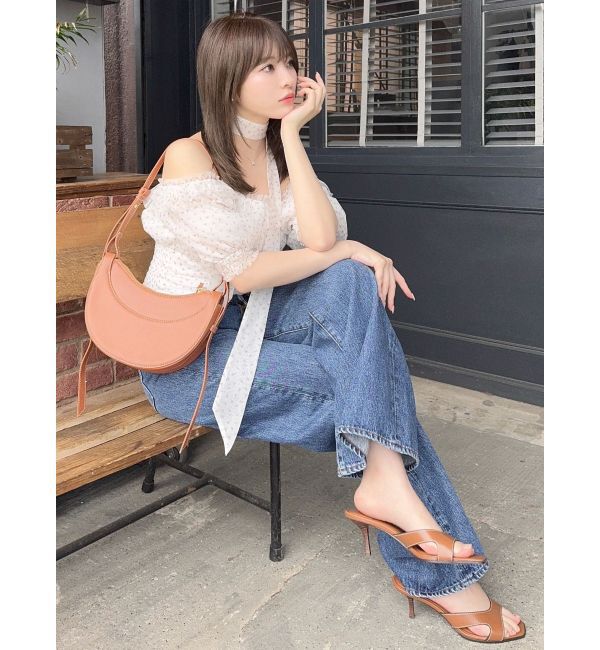 dazzlin「ネックピース付チュールブラウス」|シャツ・ブラウス|