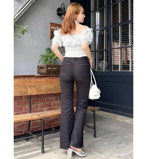 dazzlin「ネックピース付チュールブラウス」|シャツ・ブラウス|