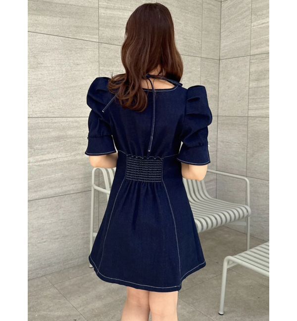 dazzlin「【再生産分】2WAYスイッチングステッチワンピース」|ワンピース|