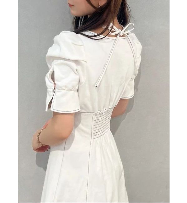 dazzlin「【再生産分】2WAYスイッチングステッチワンピース」|ワンピース|