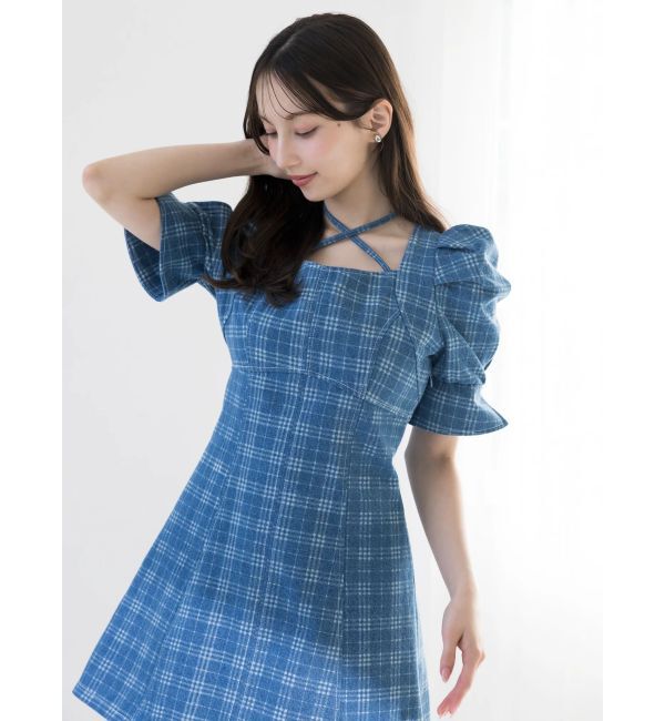 dazzlin「【再生産分】2WAYスイッチングステッチワンピース」|ワンピース|