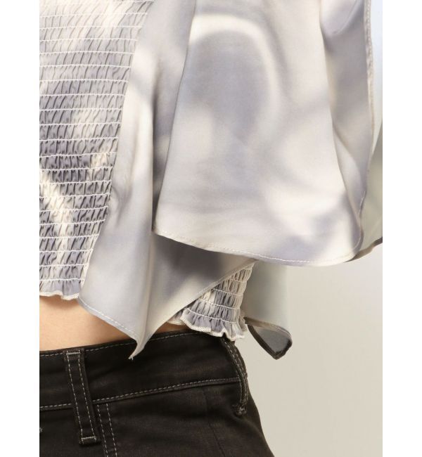 EMODA「ペタルスリーブショートトップ」|Tシャツ・カットソー|