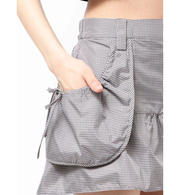 EMODA「ハングポケットフレアミニスカート」|スカート|