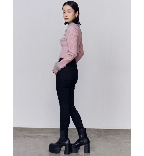 EMODA「【ELDER】SYMハイウエストデニム」|デニム|