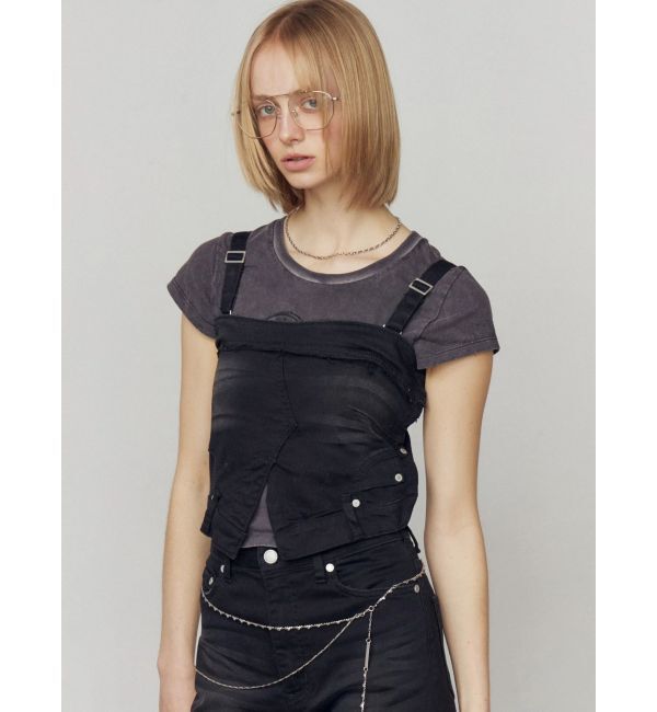 EMODA「エンブレムハートパッチTシャツ」|Tシャツ・カットソー|