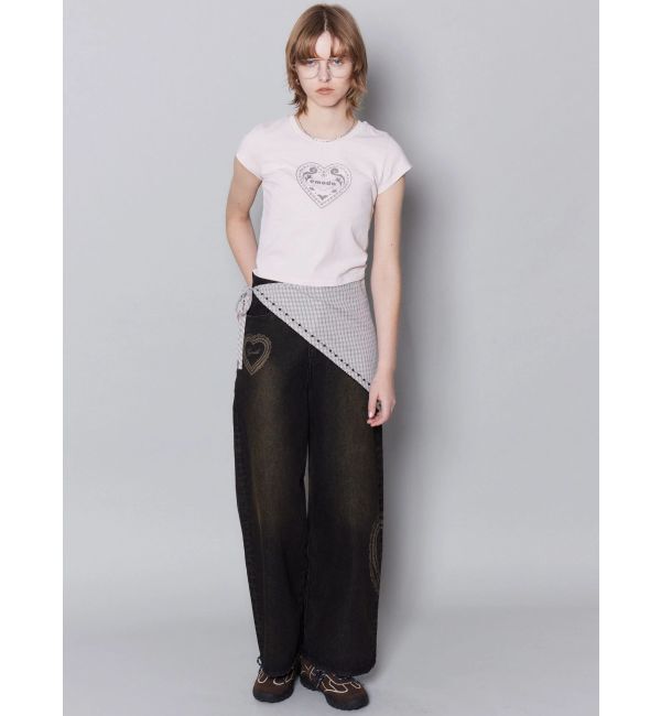 EMODA「エンブレムハートパッチTシャツ」|Tシャツ・カットソー|