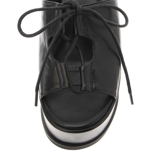 MURUA「レースアップデザインサンダル」|サンダル|