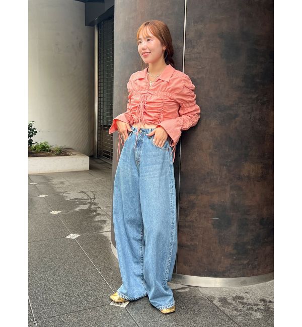 Ungrid「シャーリングデザインブラウス」|シャツ・ブラウス|