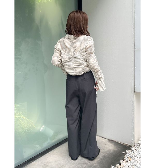 Ungrid「シャーリングデザインブラウス」|シャツ・ブラウス|