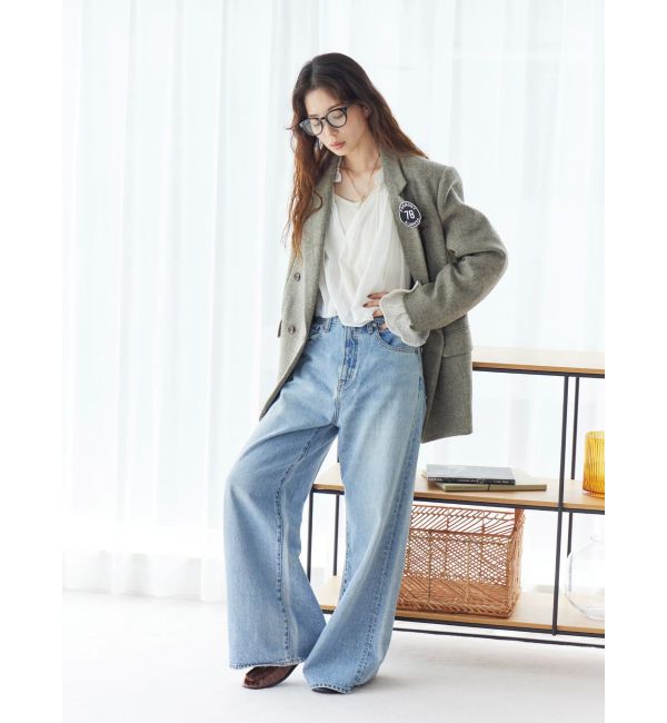 Ungrid「メッシュコンビショートブラウス」|シャツ・ブラウス|