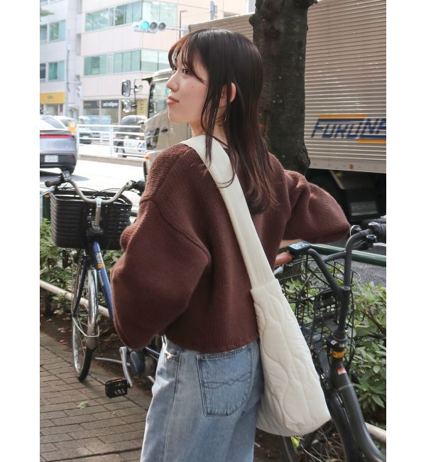 Ungrid「ローゲージクルーネックニット」|ニット・セーター|