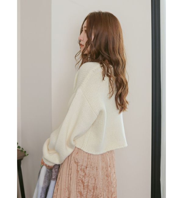 Ungrid「ローゲージクルーネックニット」|ニット・セーター|